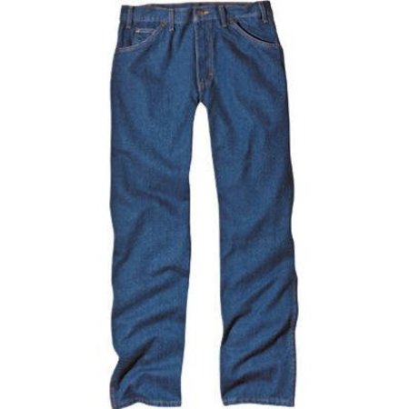 WILLIAMSON DICKIE MFG. 38x32 Rinse Reg Jeans 9393RNB3832